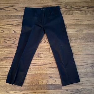 Zara Low Rise Cropped Ankle Pants